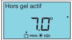 THERMOR EQUATEUR 2 - - Utiliser le mode hors gel - 2