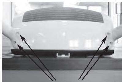 THERMOR ILLICO 2 - 2-1) Fastening the bar (version with the bar). - 2