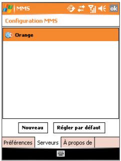 ORANGE SPV M600 - Pour configurer les paramètres MMS - 1