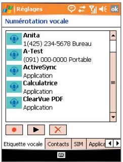 ORANGE SPV M600 - Pour visualiser et tester les raccourcis vocaux, vous pouvez créer - 1