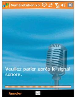ORANGE SPV M600 - Effectuer un appel ou lancer des programmes en utilisant un étiquette vocale - 1