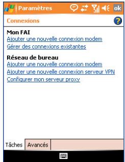 ORANGE SPV M600 - Pour installer une connexion GPRS à internet - 1