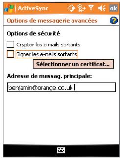 ORANGE SPV M600 - Pour exclure votre adresse e-mail quand vous répondez à tous - 1