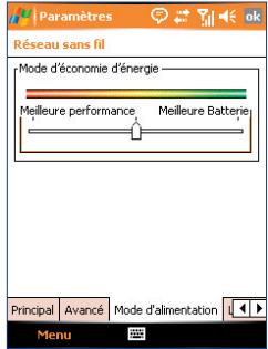 ORANGE SPV M600 - Pour économiser l'énergie de la batterie lorsque vous êtes connecté à un réseau wi-fi - 1