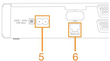ORANGE DECODEUR ISD 82 - Face arrière du décodeur - 1