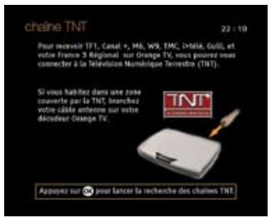 ORANGE DECODEUR ISD 82 - Recherche les chaînes TNT - 1