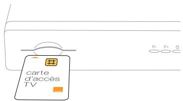 ORANGE DECODEUR ISD 82 - Insertion de la carte d'accès - 1