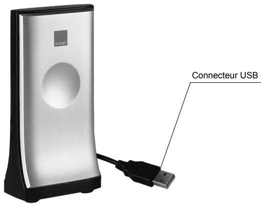 ORANGE LIVEPHONE SAGEM D45W - Votre base (I'émetteur radio de votre combiné sans fil) - 1