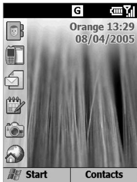 ORANGE SPV C550 - The Home button - 1