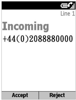 ORANGE SPV C550 - Receiving a Call - 1