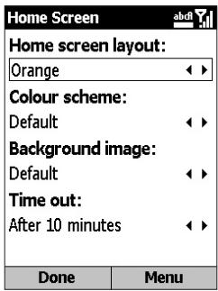 ORANGE SPV C550 - Home Screen - 1