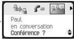 ORANGE 4078 DECT - Converser simultanément avec 2 correspondants (conference) - 5