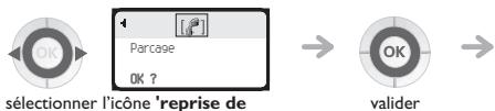 ORANGE 4078 DECT - Pour retrouver le correspondant parque (reprise de parcage) - 2