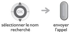 ORANGE 4078 DECT - Appeler votre correspondant par son nom (annuaire de l'entreprise) - 3