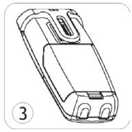 ORANGE 4078 DECT - Mettre en place la batterie - 3