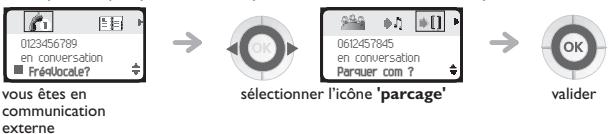 ORANGE 4078 DECT - Mettre votre correspondant en attente (parking) - 1