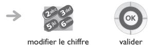 ORANGE 4078 DECT - Modifier un nom ou un numéro - 4