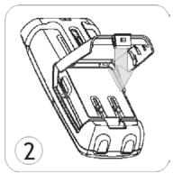 ORANGE 4078 DECT - Mettre en place la batterie - 2