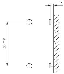 ORANGE AVENA 115 - Montaggio a parete - 1