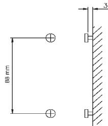 ORANGE AVENA 115 - Wandmontage - 1