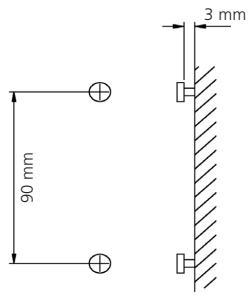 ORANGE AVENA 135 DUO - Montage mural - 1