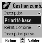 ORANGE D80C - Modifier la priorité de la base - 2