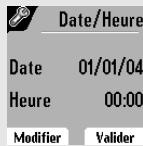 ORANGE D80C - Modifier la date et l'heure - 3