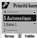 ORANGE D80C - Modifier la priorité de la base - 4