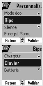 ORANGE D80C - Activer ou désactiver les bips - 1