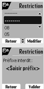ORANGE D80C - Créer, modifier ou supprimer un préfixe interdit - 3