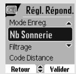 ORANGE D80C - Nombre de sonneries - 1