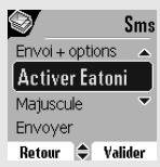ORANGE D80C - Aide à l'écriture prédictive EATONI - 1