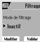 ORANGE D80C - Activer ou désactiver le filtrage d'appel - 2