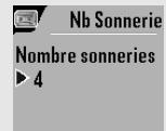 ORANGE D80C - Nombre de sonneries - 2