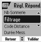 ORANGE D80C - Activer ou désactiver le filtrage d'appel - 1