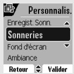 ORANGE D80C - Modifier les sonneries - 2