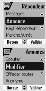 ORANGE D80V - Enregistrer une annonce personnelle - 2