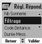 ORANGE D80V - Activer ou désactiver le filtrage d'appoint - 1