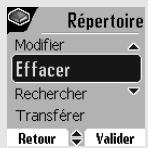 ORANGE D80V - Effacer une fiche - 2