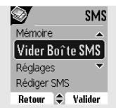 ORANGE D80V - Vider une boîte SMS - 2