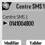 ORANGE D80V - Modifier les numéros de centre SMS - 4