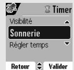 ORANGE D80V - Modifier la sonnerie du timer - 1