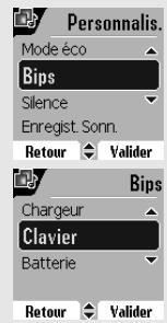 ORANGE D80V - Activer ou désactiver les bips - 1