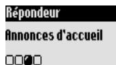 ORANGE ONIS 300 - Sélectionner le mode du répondeur et le type d'annonce d'accueil - 1