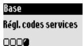 ORANGE ONIS 300 - Réglage des codes services opérateurs - 1