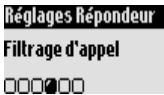 ORANGE ONIS 300 - Régler le filtrage d'appel - 1