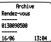 ORANGE VERSATIS 1090 - Consulter la LISTE des messages prepares et/ou envoyes (archive) - 1