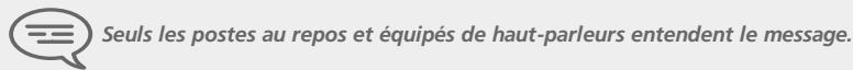 ORANGE 4029 - Diffuser un message sur les haut-parleurs d'un groupe de postes - 2