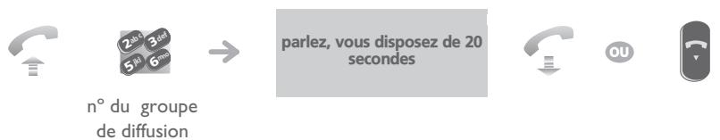 ORANGE 4029 - Diffuser un message sur les haut-parleurs d'un groupe de postes - 1