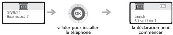 ORANGE 4077 - Déclarer le téléphone sur un système lors de la première mise en route - 1